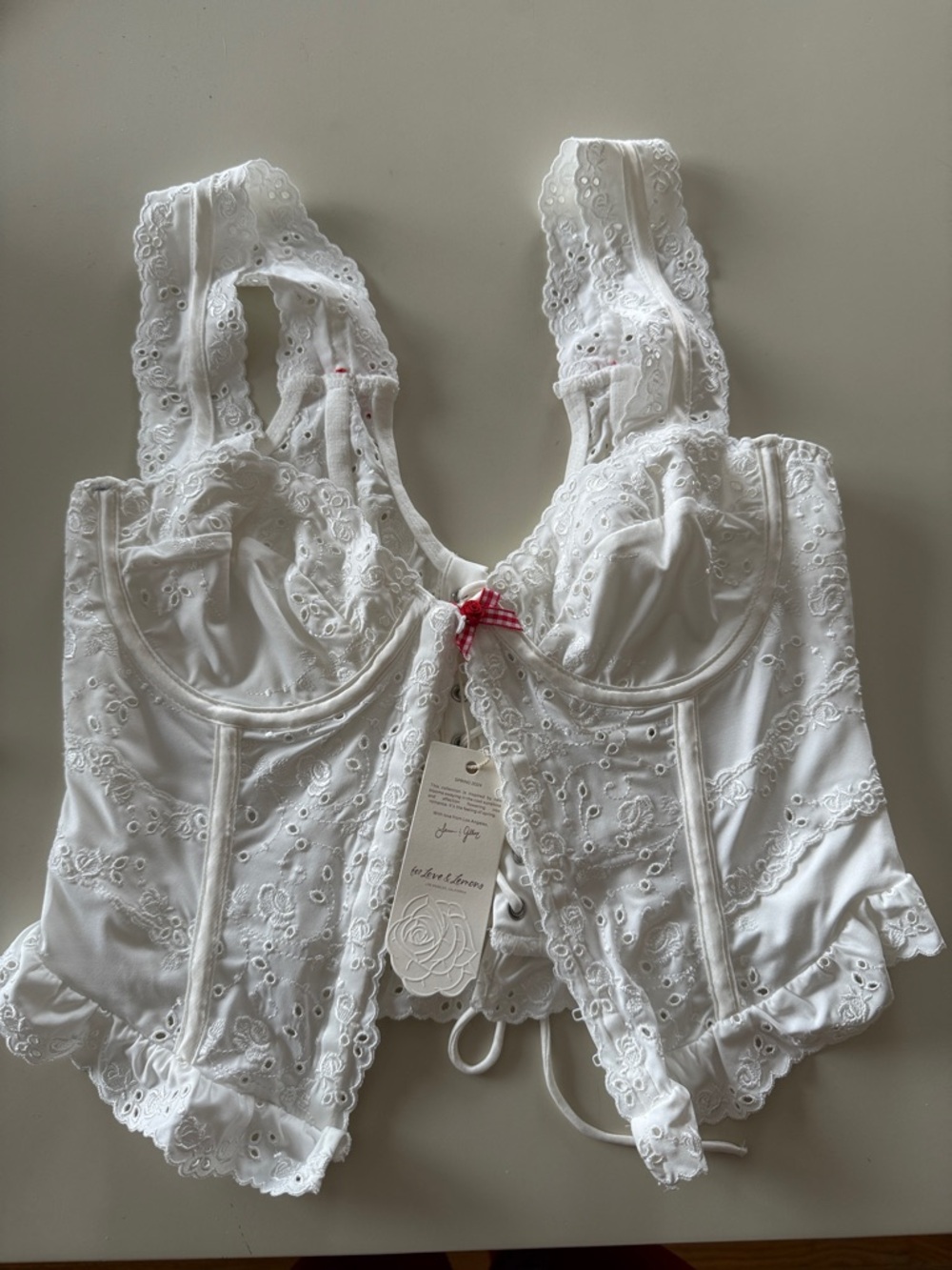 For Love & Lemons Victoria’s Secret Martha Bustier NWT Size M